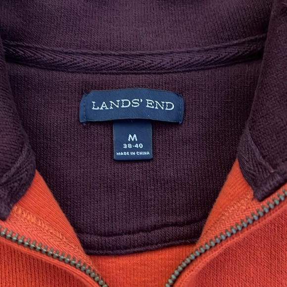 Lands End Quart Zip Sweater - Picture 2 of 2
